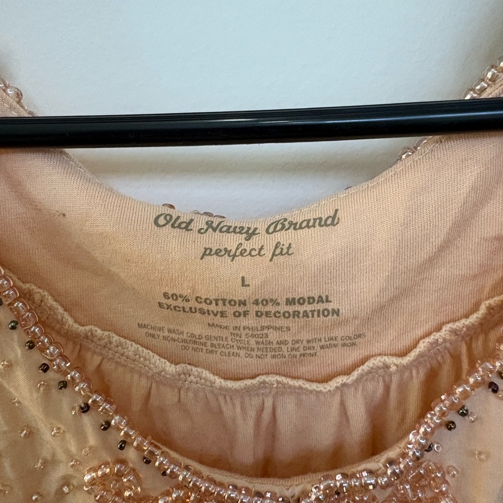 Vintage Old Navy Beaded Tank Top - Picture 3 of 5